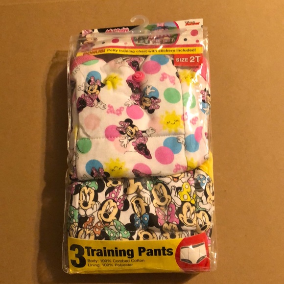 Disney 2 pack girls training pants size 2T